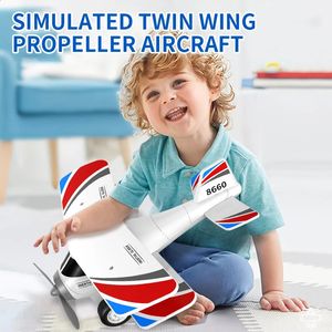 Electric RC Car Children S Inertial Toy Boy Large Simulation Airplane Model Plan 231218