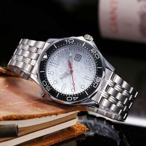 Мужские часы высокого качества дизайнерскиеOmegwatches мужские морские коньки с оттенком стальной ленты кварцевая модная доставка