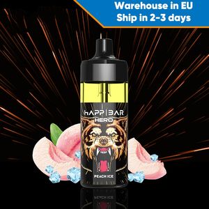 Popolare Happ Bar 12k Puffs Vape Plus 12000Puffs Mesh Coil Vaper Sigarette elettroniche monouso Puff 2% 5% Forza Gusto di ghiaccio alla fragola Vapers ricaricabili