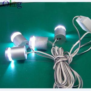 6PCS Ustaw LED Standoff Kolny światło aluminiowy uchwyt mocowania zacisków bocznych do wyświetlania płyty akrylowej Uchwyt diody LED Uchwyt 257Q