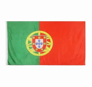 Bandiera del Portogallo di alta qualità 3x5 FT 90x150 cm Bandiere Festival Party Gift 100D poliestere per interni ed esterni Bandiere stampate Banner8244316