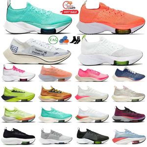 Zoom Vaporfly Next% 2 Running Shoes Mäns kvinnor Total Orange Ekiden Scream Green Black White Foam Bara Volt Trainers Sneakers Mens Womens Total Orange Ekiden Scream