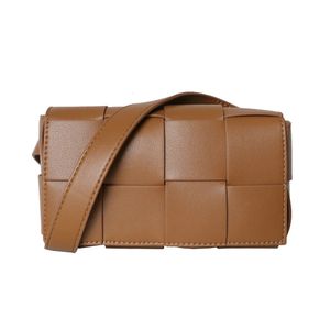 Marsupi Borse a tracolla da donna in vera pelle Designer di marca Borsa a tracolla a catena da donna con tessitura Borsa a tracolla piccola femminile di alta qualità 14 colori 231218