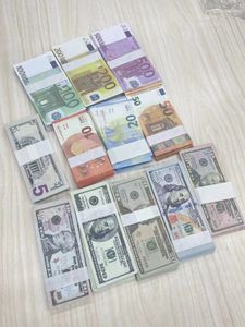 Festival Party Euro, US Dollar, Pound Banknote Props Bar Atmosphere Film Filmit Sanknote Display Toys Prop Copy Money Actual 1: 2 Storlek