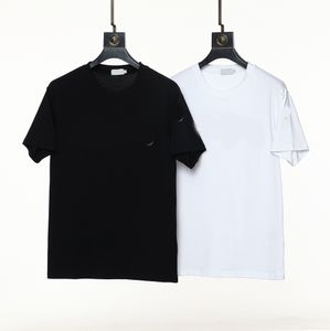 Designer-T-Shirt aus hochwertiger gewaschener reiner Baumwolle für Herren und Damen mit bestickter Kurzarmjacke und T-Shirt in mehreren Größen optional