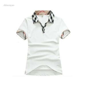 Hurtowa klasyczna moda Wysokiej jakości marka Kobiet Kobiet Polos Rleeve Wygodna i oddychająca w Summer Street Beach Leisure Womens123