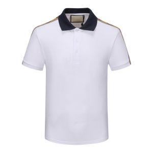 Mens Designer Polo Carta Imprimir Polos Homens Roupas de Manga Curta Formal Negócios Moda Casual Verão Polo Camisetas Tamanho M-XXXL