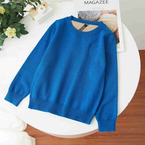 Pullover per bambini a maniche lunghe per bambini a maniche lunghe di lussuoso maglione a maniche lunghe 100-140 abiti firma