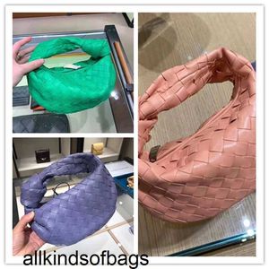 venetassbottegass Woven Jodie Handbag Single Shoulder Women's Bag Mini Knot Underarm Bag Dumpling Bags cy