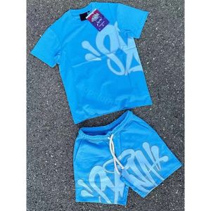 Herr set Autumn Winter Hoodies Tryckt designer Short Y2K Tees Syna World Graphic Hoodie Trousers Hip Hop S-XL A7