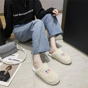 Winter and Four Autumn Slippers Seasons Home Rabbit Hair Cotton Slippers