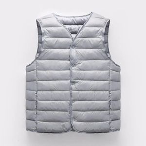 Men s Vests Men Lightweight Down Coat Stylish Winter Vest Padded V Neck Warm Windproof Cardigan for Casual Plus Size Fashion 231219