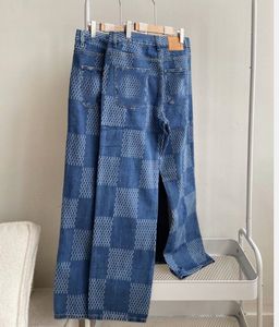 Nya män jeans lyxiga brandlv designer mäns casual jeans högkvalitativa byxor