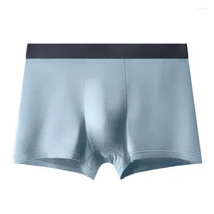 Underbyxor män stammar utbuktande påse boxare mjuk modal andningsbar underkläder slip homme knickers mode manliga underkläder boxarehorts