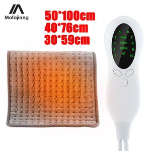 Back Massager Electric Geating Bolit podgrzewany mata Electro Arkusz do łóżka Rozkłada ciepłe zimowe koce termiczne ciepłe przenośne rozmiar 231218