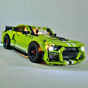 Modellbau-Kits, LED-Licht-Set für Ford Mustang 42138, Rennwagen, zum Sammeln, Bausteine, DIY-Spielzeug, Ziegel, Lampen-Set, Nr. ModelL231216