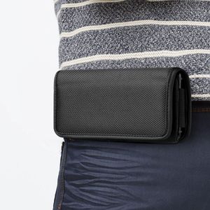 Oxford Cloth Belt Fanny Pack Cover Oxford Cloth Nylon Material Horyzontal Mobile Phone Cabster Chaurs for iPhone 15 15 Pro, Huawei, Samsung, Moto, Google