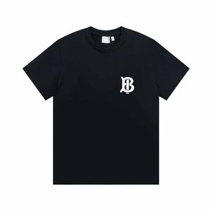 Herr t-shirt sommar ny modemärke logotyp skriva löst casual mäns och kvinnors korta ärm t-shirt modesport vind alla matchar