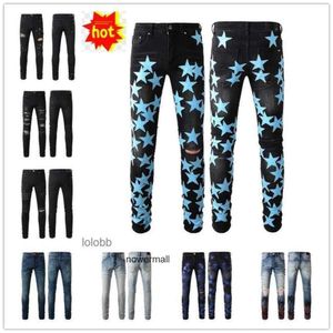 Брюки amari Holes amirl amirlies Jean am Jeans amis imiri Biker amiiri Denim 2024 Новые поступления брюк COOLGUY Мужская роскошная мужская дизайнерская одежда 0DZL