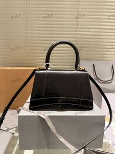 Дизайнерская сумка «Песочные часы» Роскошная кожаная сумка-тоут на одно плечо Сумка через плечо Дизайнерская женская сумка Дизайнерский кошелек с металлической пряжкой