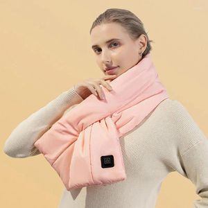 Bandanas Outdoor Heated Scarf Battery Operated Cordless Neck Warmer Heat Pad Outdoors Skiing Wrap Christmas Gifts Unisex