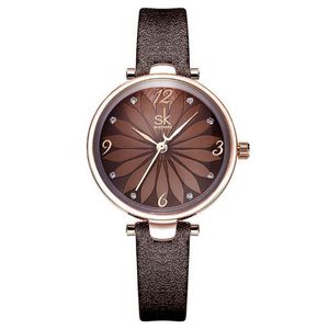 Shengke marca casual semplice quarzo studenti orologio vita impermeabile diamante marcatore orologi da donna 8047251I