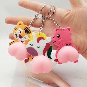 バッグパーツアクセサリーASS Doll Keychain PVCソフトラバーバット減圧おもちゃ学生ペンダントキーリングチェーン231219