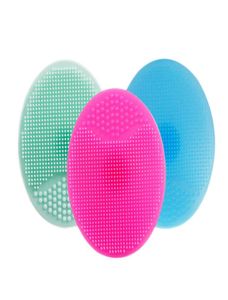 1pc تنظيف الجسم Skin Spa Scrub Cleanser Brush Washing Delecting Black Demover Brush silicone pad press3700873