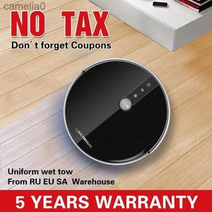 Robot Vacuum Cleaners LIECTROUX C30B Robot Vacuum Cleaner Map Navigation WiFi App 6000Pa Suction Big Electric Water Tank Wet MoppingL231219