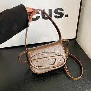 Wholesale Halo Dyed Half Round Bag Saddle Bag Underarm Bag Single Shoulder Oblique Straddle Women's Bag