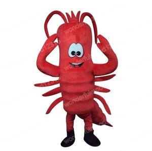 2024 desempenho vermelho lagosta mascote trajes dos desenhos animados carnaval hallowen desempenho adulto tamanho fantasia jogos roupa publicidade ao ar livre terno terno
