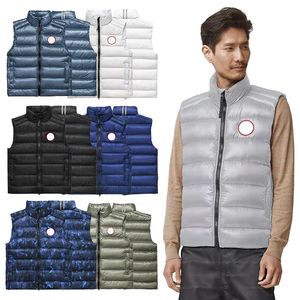 Men's Outdoor Casual Down Vest Winter Fashion Warm Sleeveless Jacket Men's Standing Collar Thickened Gilet