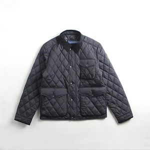 미국 디자이너 Warm Men 's Jacket for Winter 2024 빈티지 클래식 남자 겉옷 고급 럭셔리 레저