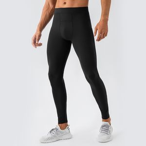 Lu homens jogger calças compridas esporte yoga outfit ginásio leggings calças de jogging dos homens casual cintura elástica fitness ll31341