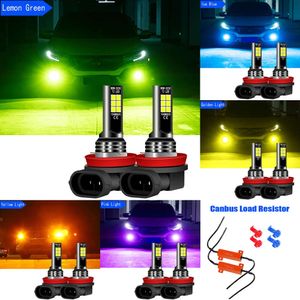 Nowe światła dekoracyjne 2PCS LED LED Front Fog Light Lampy H8 dla VW Beetle 2012-2016 CC Jetta Passat B7 B8 Polo 6R Mk6 Scirocco Mk3 Sharan Tiguan