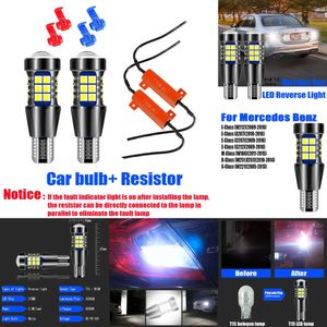 Novas luzes decorativas 2pcs T15 lâmpada de lâmpada reversa de led canbus lâmpada de backup w16w para Mercedes-benz e m r s Classe W212 A207 C207 S212 W166 W251 V251 W221