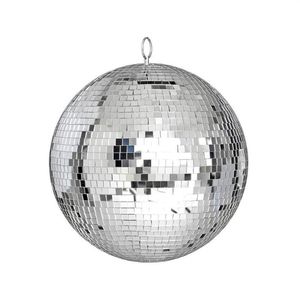 Decoração de festa grande espelho de vidro bola de discoteca dj ktv bares luz de palco iluminação durável reflexiva com b250c