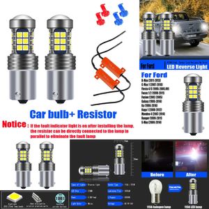 Новые декоративные светильники 2PCS P21W BA15S CANBUS Светодиодный обратный свет для Ford B-Max C-Max Fiesta 4 5 MK4 MK5 FOCUS 2 MK2 GALAXY KA KUGA MONDEO RANGER S-MAX