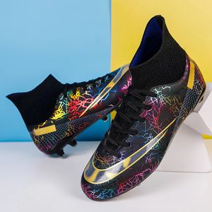 Scarpe antinfortunistiche Scarpe da calcio da uomo Stivaletti da calcio per bambini Scarpe da ginnastica da allenamento in pelle per bambini Tacchetti da calcio per esterni Scarpe Big SZ 31-48 231218