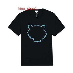 Kenzo T Shirt Erkek Tişörtleri T-Shirt Erkek Tasarımcı Kadın Tshirt Yaz Sokak Giyim Kısa Kollu Tiger Head Kenzos 24 W4CQ