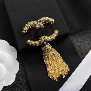 Stud Dangle Chandelier New Letter Designer Chanls Advanced Luxury Women's Tassel Earrings 2024 New