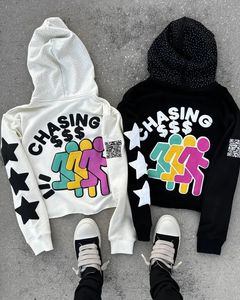 Hoodies dos homens coreano retro y2k hip hop impressão estética super dalian hoodie casual retro gótico moda hoodie feminino topo kawaii roupas 231219