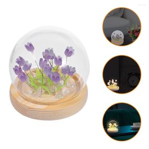 Luzes noturnas 1 conjunto DIY Tulip Light Lamp Kit Artesanato Fazendo Suprimentos