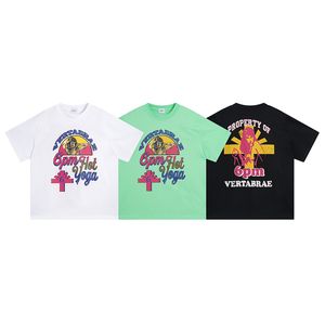 Homens e Mulheres Vertabrae Designer tees Homens Camiseta Rapper Puro Algodão Unissex Manga Curta Camisetas High Street Mulheres T-shirt