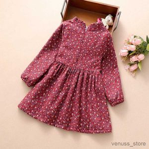 Girl's Dresses Summer Lolita Child Print Floral Girls Casual Midi Dress Children Dresses For Teens Party Princess Sundress 12 13 15 Year Old