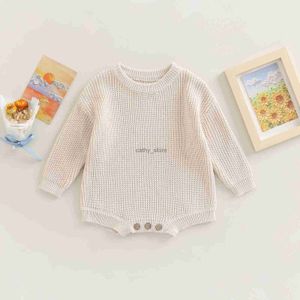 Pullover Toddler Baby Sweater Boy Girl Winter Clothes Knit Oversize Romper Warm Crewneck Long Sleeve TopL231215