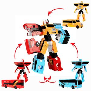 Transformation Toys Robots Kids Transforming Robot Robot Robot Bus Budy Body Body Robot Easy DIY Creative Creative Toysl231216