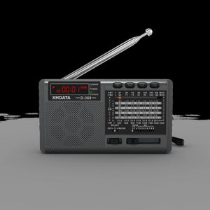 Radio XHDATA D-368 FM Radio BT Portable AM FM SW 12 Bands Stereo Radio Receiver Wireless Pocket Bluetooth-compatible USB TF MP3 Player 231218