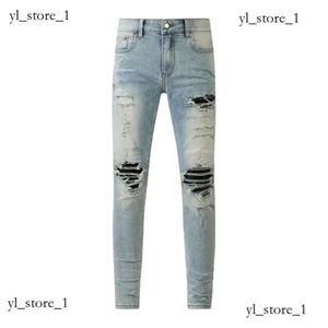 New Arrivals Amirs Mens Luxury Denim Jeans Holes Trousers Amri Jeans Coolguy Biker Pants Man Clothing Fashion Amis Amirs Sstraight Pants 5629