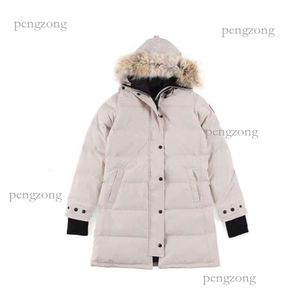 Дизайнерская куртка Canadian Goose средней длины, женская куртка на пуху, пуховые парки, зимние толстые теплые пальто, женская ветрозащитная уличная одежда 432 574